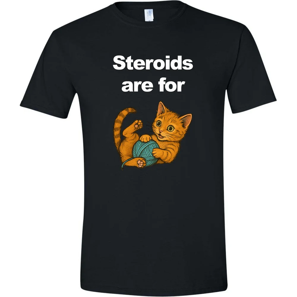 Steroid Kitty Tee — front view