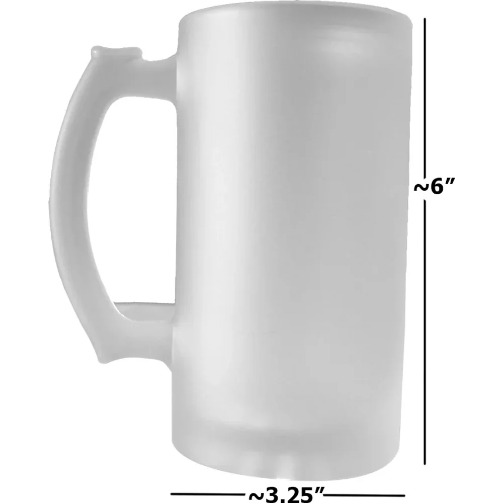 Frosted Beer Stein — front view