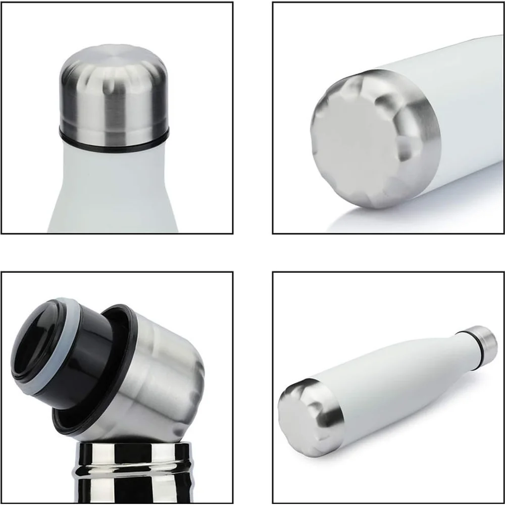 Stainless Water Bottle — back view